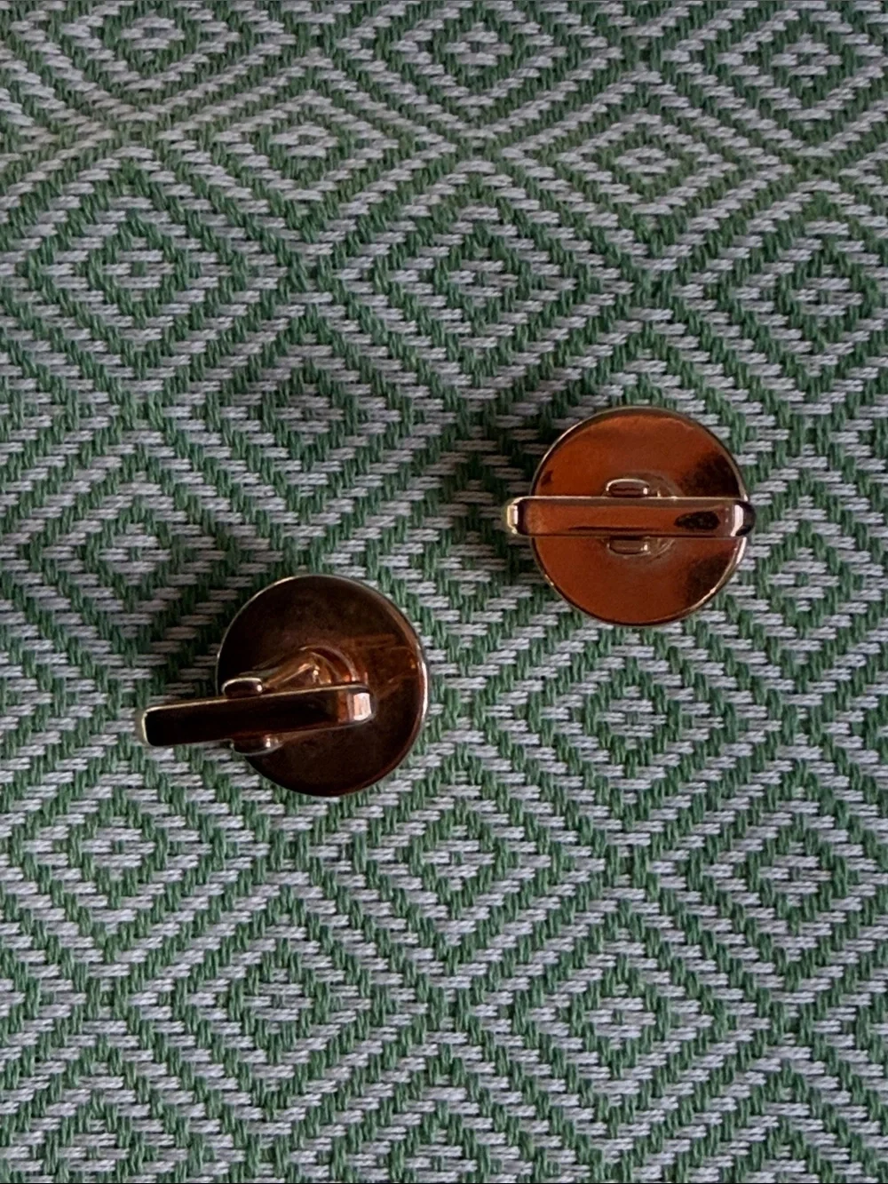 Men's Gold Half-Round Cufflinks - Timeless Formal Accent